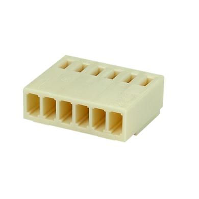 Socket; HU-06; 6 ways; straight; 2,54mm; for cable; RoHS