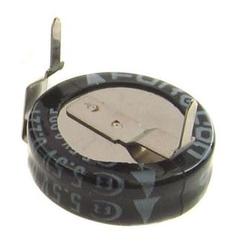 Kondensator; elektrolityczny; podtrzymania napięcia; 0,22F; 5,5V; 20%; fi 10,5x5mm; 10mm; poziomy; przewlekany (THT); -25...+70°C; 75Ohm; 1000h; Kamcap; RoHS