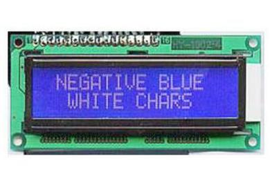 Display; LCD; alphanumeric; WH1602B2-TMI-CT; 16x2; white; Background colour: blue; LED backlight; 66mm; 16mm; Winstar; RoHS