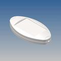 Enclosure; for instruments; handheld; OVO2IR.7; ABS; 95,5mm; 51mm; 17,5mm; white; RoHS; Teko