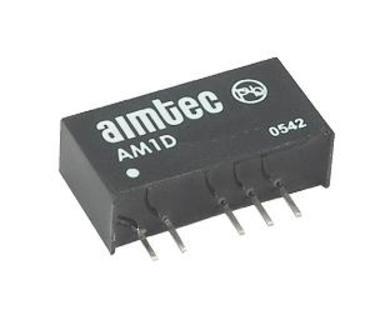 Przetwornica; AM1D-2405SZ; konwerter DC/DC; 24V (21,6÷26,4)V; DC; 5V; DC; 200mA; 1W; izolowany; 1kV; SIL7; przewlekany (THT); Aimtec; RoHS