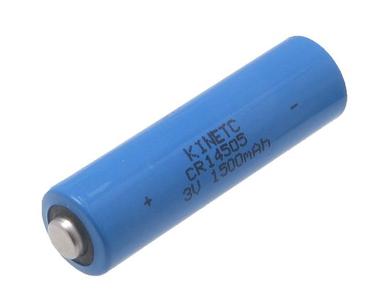 Battery; lithium; CR14505; 3V; 1500mAh; fi 14,3x50mm; Kinetic; CR14505