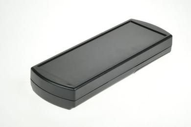 Enclosure; for instruments; handheld; G1390B; ABS; 181,5mm; 65mm; 27,6mm; black; with battery compartment; RoHS; Gainta