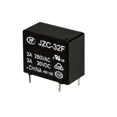 Relay; electromagnetic miniature; HF32F-024-ZS3  (JZC32F); 24V; DC; SPDT; 3A; 250V AC; 3A; 30V DC; PCB trough hole; Hongfa; RoHS