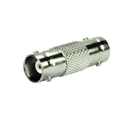 Adapter socket / socket; BNC; GGBNC; straight; silver; white; Vitalco; RoHS