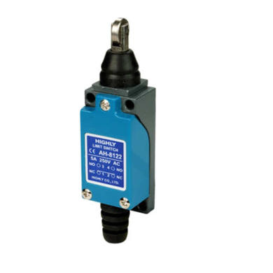 Limit switch; AH8122; pin plunger with roller; 38mm; 1NO+1NC; snap action; screw; 5A; 250V; IP65; Highly; RoHS