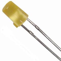 Dioda LED; L-424YDT; 3mm; żółty; Światłość: 1÷4mcd; 100°; dyfuzyjna; żółta; cylindryczna; 2,1V; 30mA; 590nm; przewlekany (THT); Kingbright; RoHS