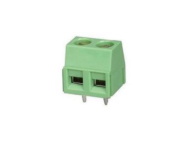 Terminal block; DG127-5.0-02P; AK127; 2 ways; R=5,00mm; 10mm; 12A; 300V; through hole; straight; square hole; lift type; cross screw; screw; horizontal; 1,5mm2; green; Degson; RoHS