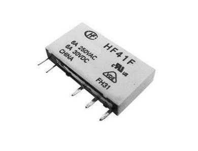 Relay; electromagnetic miniature; HF41F-012-ZS; 12V; DC; SPDT; 6A; 250V AC; 6A; 30V DC; PCB trough hole; for socket; Hongfa; RoHS