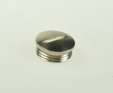 Plug; PG11 0550.000.011; nickel-plated brass; natural; 20mm; RoHS