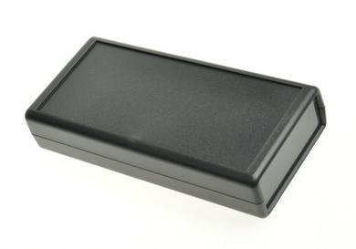 Enclosure; for instruments; handheld; G539B-2$; ABS; 140mm; 66,5mm; 28mm; black; RoHS; Gainta; 2 front panels $=22,9mm