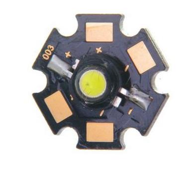 Power LED; EK3W3EAF-1; white; 150lm; 120°; star; 3,2V; 800mA; 3W; (warm) 3300K; surface mounted