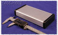 Enclosure; multipurpose; HM1455J1602; aluminum; 160mm; 78mm; 27mm; IP54; natural; removable panel; black ABS ends; Hammond; RoHS