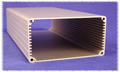 Enclosure; multipurpose; HM1455N2202; aluminum; 220mm; 103mm; 53mm; IP54; natural; removable panel; black ABS ends; Hammond; RoHS
