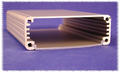 Enclosure; multipurpose; HM1455J1202; aluminum; 120mm; 78mm; 27mm; IP54; natural; black ABS ends; removable panel; Hammond; RoHS
