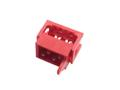 Plug; Micro-Match; MMW-04; 4 ways; 2x2; straight; 1,27mm; tinned; for flat cable; crimped; 1A; 100V; RoHS