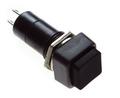 Switch; push button; PBS12AB; ON-OFF; black; no backlight; solder; 2 positions; 1A; 250V AC; 12mm; 31mm