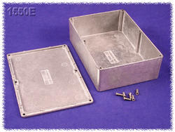 Enclosure; multipurpose; HM1550E; aluminum; 171mm; 121mm; 55,1mm; IP54; natural; Hammond; RoHS