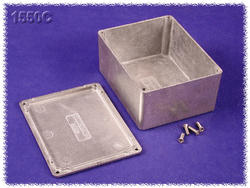 Enclosure; multipurpose; HM1550C; aluminum; 115mm; 90mm; 55,1mm; IP54; natural; Hammond; RoHS