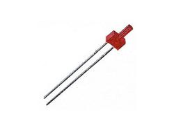 Dioda LED; L-13ID; 2mm; czerwony; Światłość: 10mcd; 70°; dyfuzyjna; czerwona; 2,2V; 30mA; 625nm; płaskie czoło; przewlekany (THT); Kingbright; RoHS