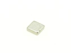 Magnet; cuboid; N38; 3mm; 3mm; 1mm; nickel plated; Neodymium