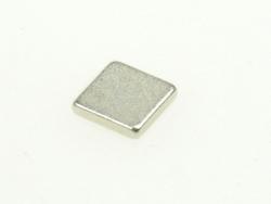 Magnet; cuboid; N38; 5mm; 5mm; 1mm; nickel plated; Neodymium