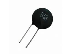 Termistor NTC; zabezpieczający; NTC5D-25; 5ohm; 20%; 12A; przewlekany (THT); fi 25mm; 10mm; -40...+170°C; Allconne; RoHS