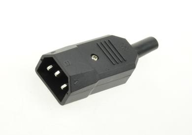 Plug; AC power; IEC C14 IBM; CP22R; straight; for cable; 10A; 250V; screw