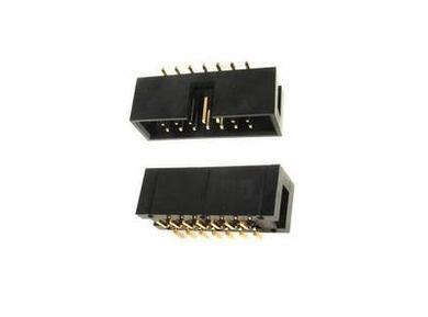 Plug; IDC; BH14; 14 ways; 2x7; straight; 2,54mm; gold plated; surface mount; RoHS
