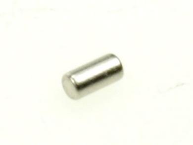 Magnes stały; cylindryczny; N38; 2mm; 4mm; niklowany; neodymowy