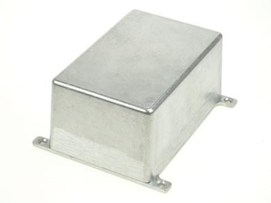 Enclosure; multipurpose; G0472F; aluminum; 120,5mm; 80mm; 59,2mm; natural; mounting brackets; trapezoidal; Gainta; RoHS