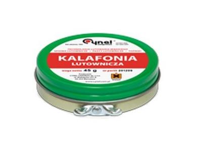 Kalafonia; do lutowania; KC/45g; 45g; żywica; metalowa puszka; Cynel Unipress