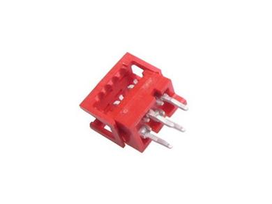 Adapter; Micro-Match; MMP-04; 4 ways; 2x2; straight; 1,27mm; tinned; through hole; for flat cable; crimped; 1A; 100V; RoHS