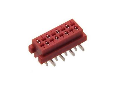 Socket; Micro-Match; MMG-08; 8 ways; 2x4; straight; 1,27mm; tinned; surface mount; 1A; 100V; Connfly; RoHS