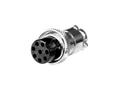 Socket; microphone; NC/8p-518; 8 ways; for cable; solder; 4A; 125V; IP55