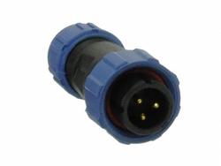 Wtyk; SP1310/P3I-N; 3 tory; lutowany; 2,0mm2; 4-6,5mm; SP13; na przewód; IP68; 13A; 250V; Weipu; RoHS