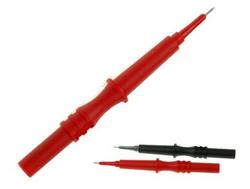 Test probe; 464-IEC-RT; red; 0,7mm; pluggable (4mm banana socket); 1A; 600V; 85mm; safe; Elektro-PJP; RoHS
