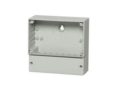 Enclosure; dual-compartment; PC 17/16-LC3 Cardmaster; polycarbonate; 166mm; 160mm; 80mm; light gray; Fibox; RoHS