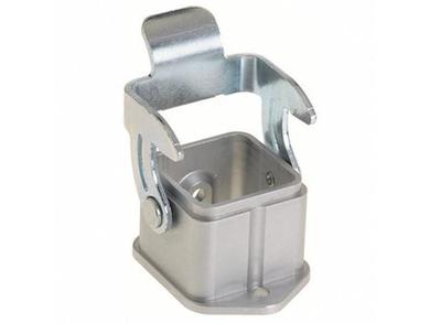 Connector housing; Han INOX; 19440030301; 3A; metal; straight; for panel; with single locking lever; grey; IP44; Harting; RoHS