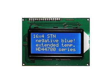 Display; LCD; alphanumeric; ABC016004A23-BIW-R-02; 16x4; white; Background colour: blue; LED backlight; 61,8mm; 25,2mm; AV-Display; RoHS