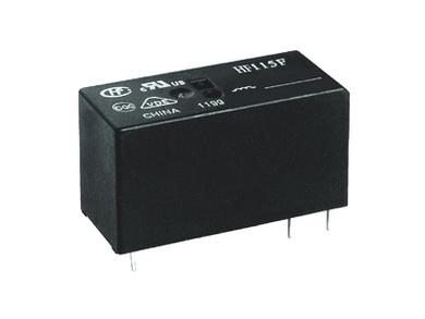 Przekaźnik; elektromagnetyczny miniaturowy; HF115F-024-1HS3 (JQX115); 24V; DC; 1 styk zwierny; 16A; 250V AC; do druku (PCB); do gniazda; Hongfa; RoHS