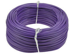 Wire; equipment; H05V-K (LgY); 1 core; stranded; Cu; 0,50mm2; purple; PVC; -30...+80°C; 300/500V; carton 100m; Helukabel; RoHS; 2,5mm; 1x0,50mm2