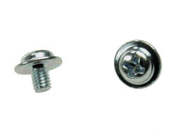 Screw; WKKM34; M3; 4mm; 6,5mm; spherical; philips (+); galvanised steel; flange