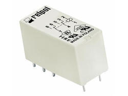 Relay; electromagnetic miniature; RM84-2012-35-1005; 5V; DC; DPDT; 8A; 250V AC; 8A; 24V DC; PCB trough hole; for socket; Relpol; RoHS