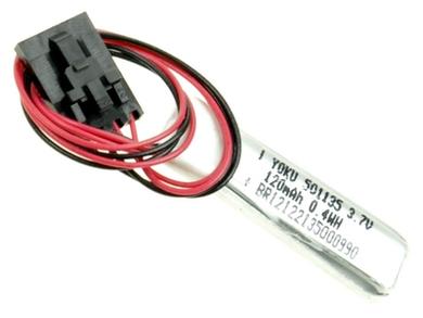 Rechargeable battery; Li-Po; LP501135; 3,7V; 120mAh; 5,2x12x36mm; plug + socet JST; YOKU Rechargeable battery; Li-Po; LP501135; 3,7V; 120mAh; 5,2x12x36mm; plug + socet JST; YOKU
