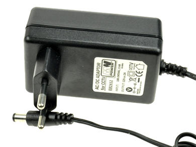 Power Supply; plug; EB2412; 12V DC; 2A; 24W; straight 2,1/5,5mm; black; 90÷264V AC; MW Power