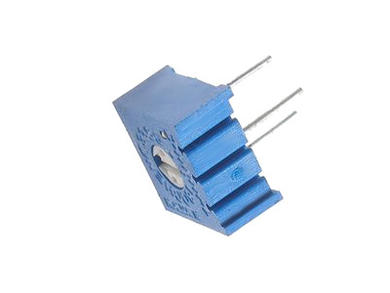Potentiometer; mounting; single turn; horizontal; 3386P-102; 1kohm; linear; 10%; 0,5W; through-hole (THT); cermet; 3386; RoHS