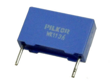 Kondensator; polipropylenowy; MKP; 220pF; 2000V DC/680V AC; PCMP384; PCMP3842H221; 10%; 5x11x18mm; 15mm; luzem; -55...+105°C; Pilkor; RoHS