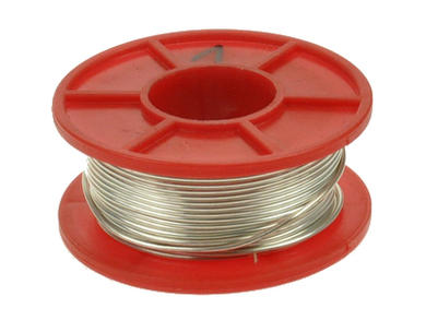 Silver plated wire; DSM10-14mb; solid; Cu; silver plated; 1mm; -200...+800°C; 100g spool; Innovator; RoHS