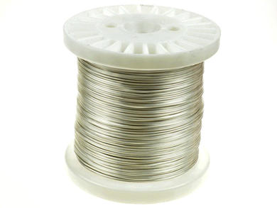 Silver plated wire; DSM15; solid; Cu; silver plated; 1,5mm; -200...+800°C; spool 1kg or 4kg; Innovator; RoHS